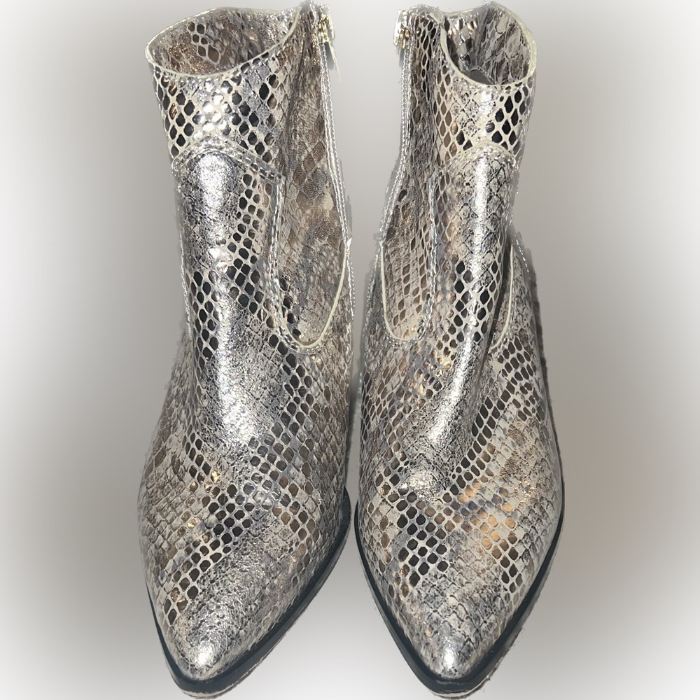 Vince Camuto Snakeskin Booties